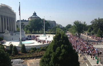 Crowds gather outside the Supreme Court building in Washington to hear decisions on DOMA and California's Proposition 8. A web-only photo &amp;amp;amp;amp;amp;amp;lt;strong&amp;amp;amp;amp;amp;amp;gt;by Michelle Whittaker of the United  Methodist  &amp;amp;amp;amp;amp;amp;lt;/strong&amp;amp;amp;amp;amp;amp;gt;of the General Board of Church and Society.