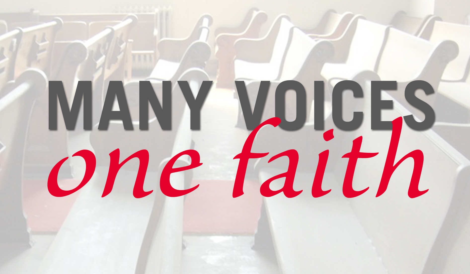 ‘다양한 목소리, 한 믿음(Many Voices, One Faith)’은 연합감리교회 내 관심 있는 주제에 관한 신학적 관점을 공유하고, 오늘날 연합감리교인이 된다는 것이 무엇을 의미하는지 이해를 돕기 위한 포럼이다.
