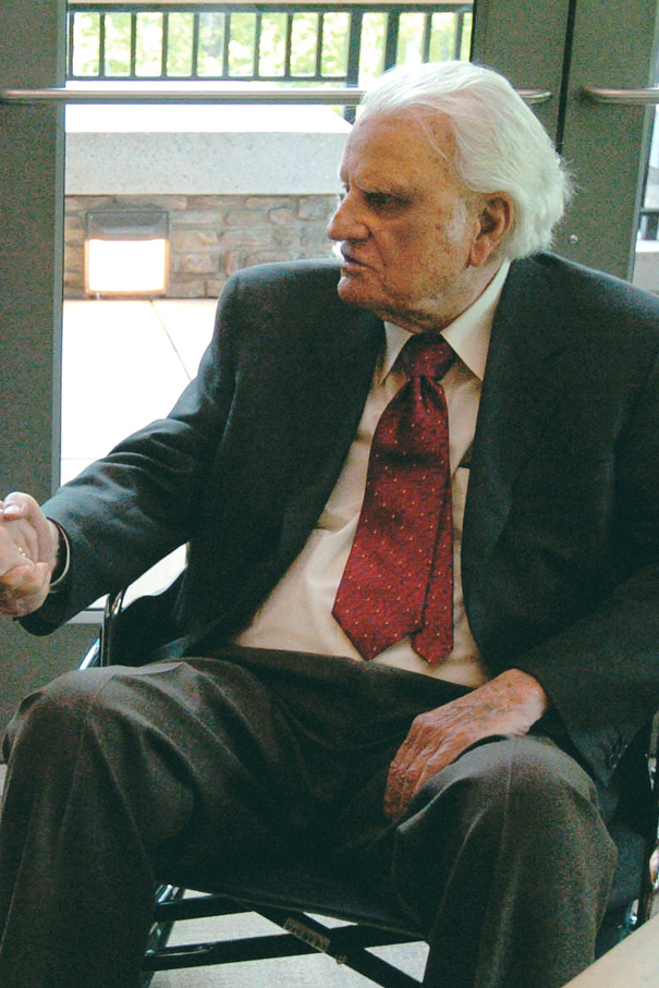 Billy Graham. Photo courtesy of Triumph Books/The Charlotte Observer.
