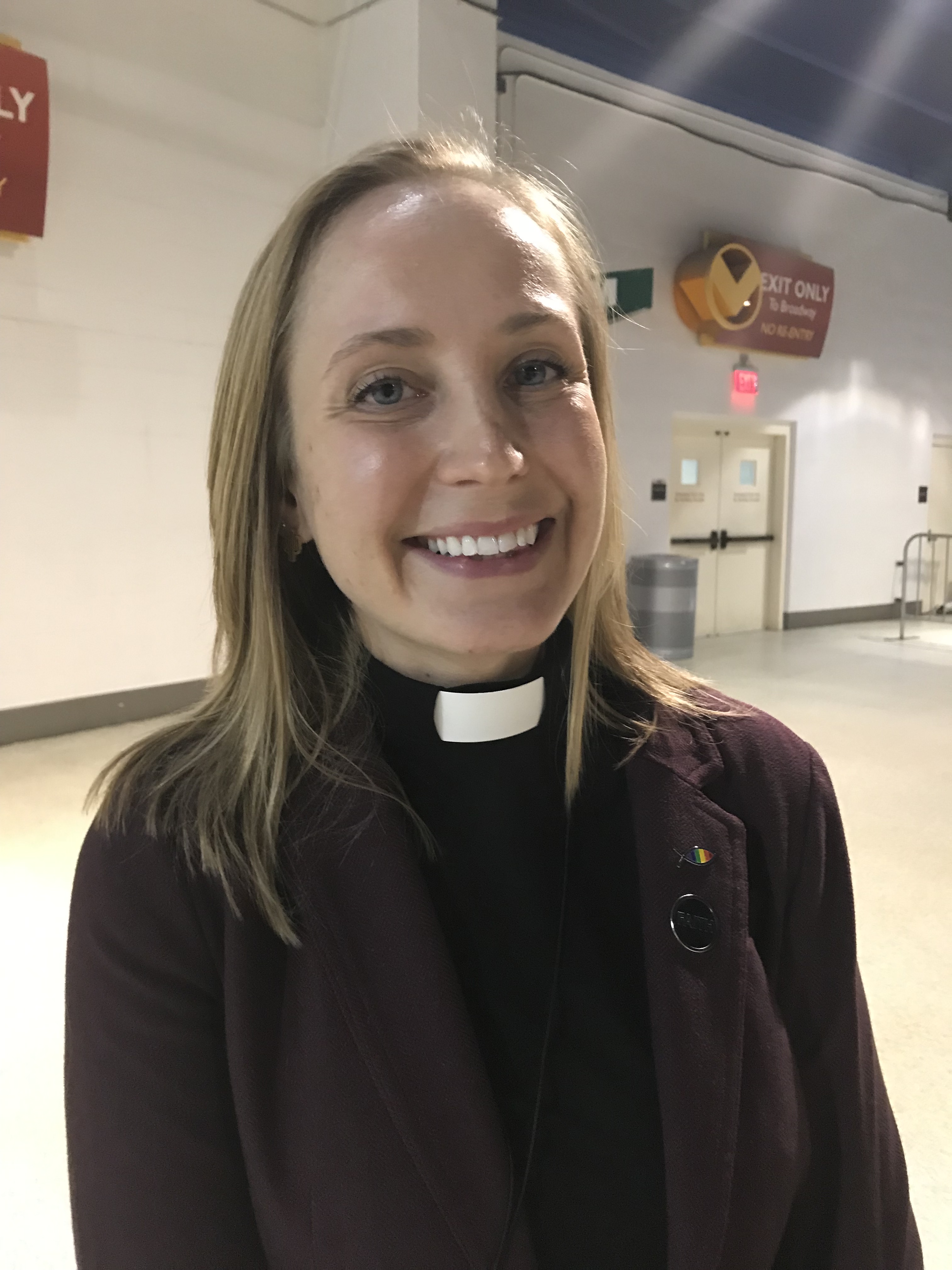 La révérende Hannah Adair Bonner est venue de Tuscon, en Arizona, pour assister à la Conférence Générale de 2019, qui se tiendra jusqu'au 26 février à l’America’s Center de St. Louis. Elle fait partie des 3 000 observateurs inscrits. Photo de Sam Hodges, UMNS