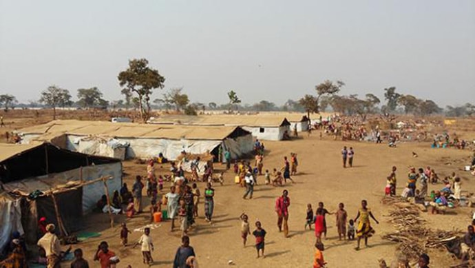 The Nyarugusu refugee camp in Northwest Tanzania was created in 1996 after some 150,000 refugees fleeing war in Congo crossed into Tanzania. Many Congolese families at ChristWay United Methodist Church spent time in Tanzanian refugee camps before making their way to the U.S. Photo by Church World Service.