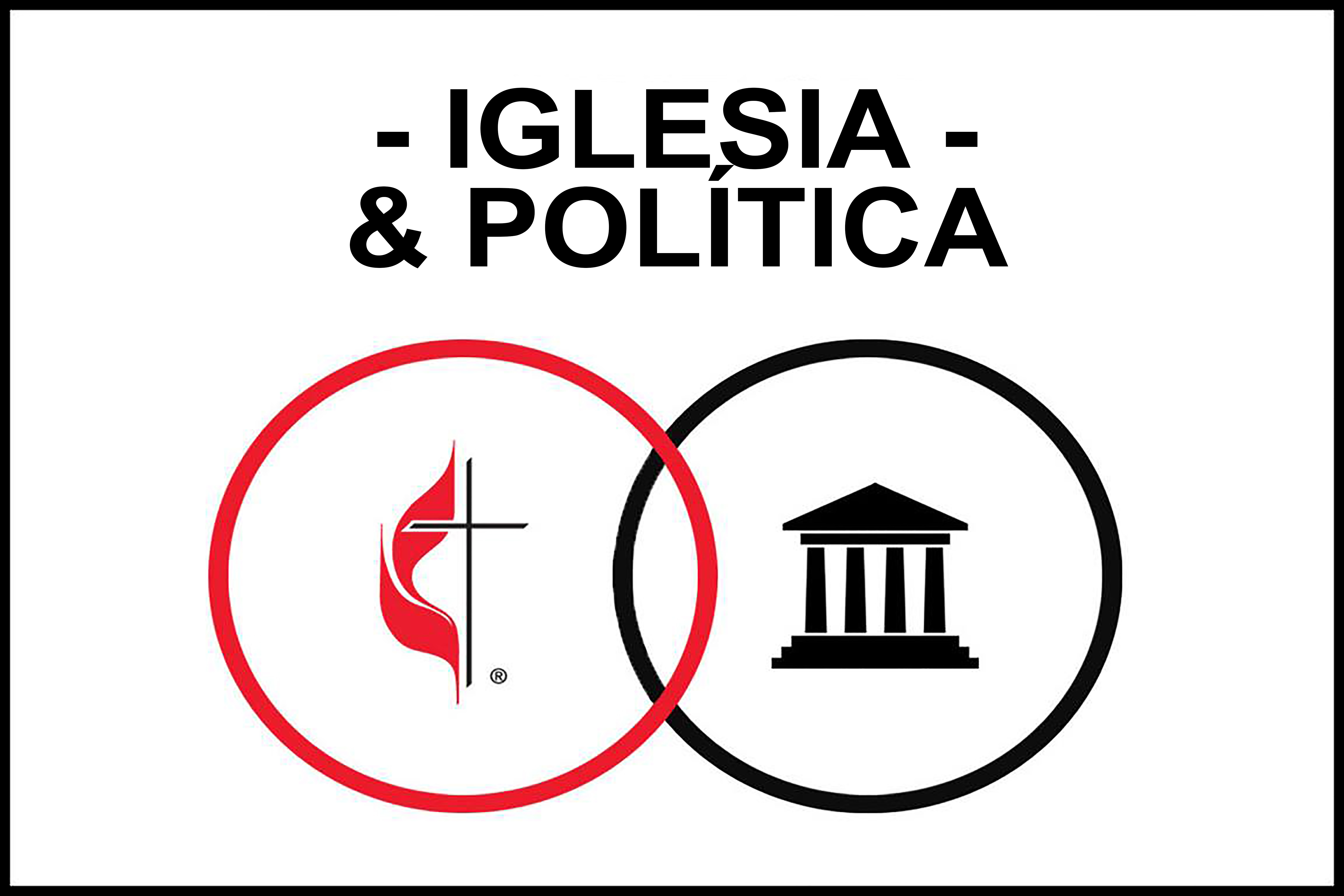 Desde el inicio de la Iglesia, los/as metodistas han participado activamente en asuntos sociales y políticos para construir un mundo más pacífico y justo. Gráfico original de Laurens Glass, UMCOM, Gráfico versión español Rev. Gustavo Vasquez Noticias MU.