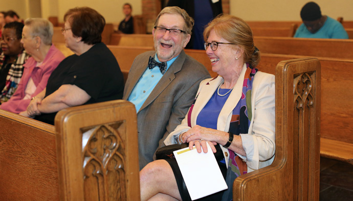 Susan Henry-Crowe attends the 2016 dedication of the United Methodist Global Mission Center, the new Atlanta headquarters of the United Methodist Board of Global Ministries. “I am fundamentally Methodist in the way we love connections,” she said. File photo by Kathleen Barry, United Methodist Communications.