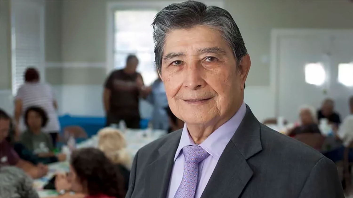 Trinidad "Trini" Garza, una de los pioneros de la comunidad hispana en Dallas y defensor de la educación, falleció el jueves 30 de noviembre de 2023. Foto cortesía de Noticias Matutinas de Dallas.