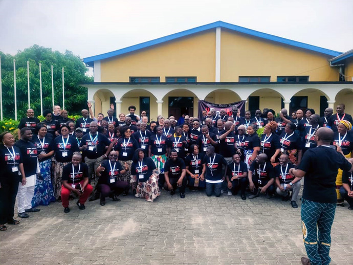 Près de 200 délégués africains à la prochaine Conférence Générale se sont rassemblés au Centre Épiscopal Catholique de Dar es Salaam, en Tanzanie, du 4 au 7 janvier pour une orientation organisée par le Forum Méthodiste Uni d’Afrique, un groupe de plaidoyer. Ce rassemblement a été organisé pour aider à préparer les délégués à la prochaine assemblée législative, prévue du 23 avril au 3 mai à Charlotte, en Caroline du Nord. Photo d’Asaph Ally, UM News. 