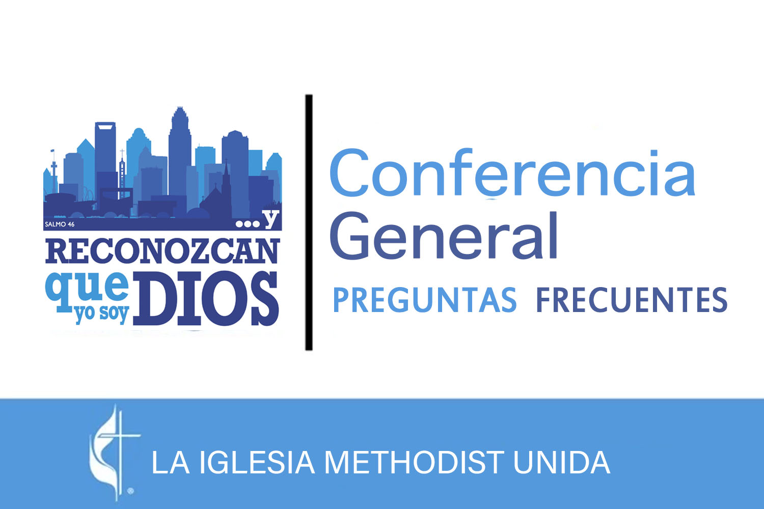 La última vez que la Conferencia General se reunió en sesión ordinaria fue hace casi ocho años. La próxima asamblea legislativa está programada para celebrarse del 23 de abril al 3 de mayo en Charlotte, Carolina del Norte. Gráfico de Laurens Glass, versión en español Rev. Gustavo Vasquez, Noticias MU.