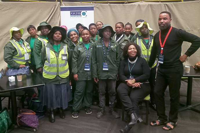 Discarded items are sorted for recycling at the Big Start Recycling and Buy Centre in Durban, South Africa. United Methodist Thozeka Letuka opened the business to help clean up the environment and create economic opportunities for her neighbors. Photo courtesy of Big Start.