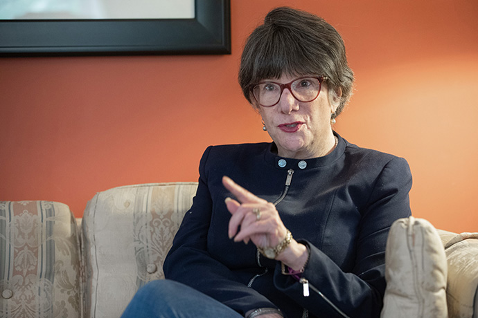 Amy-Jill Levine is a renowned Jewish scholar of the New Testament and retired Vanderbilt University professor whose books have been a hit with United Methodists, leading to in-person and Zoom speaking engagements at many churches. Photo by Mike DuBose, UM News.
