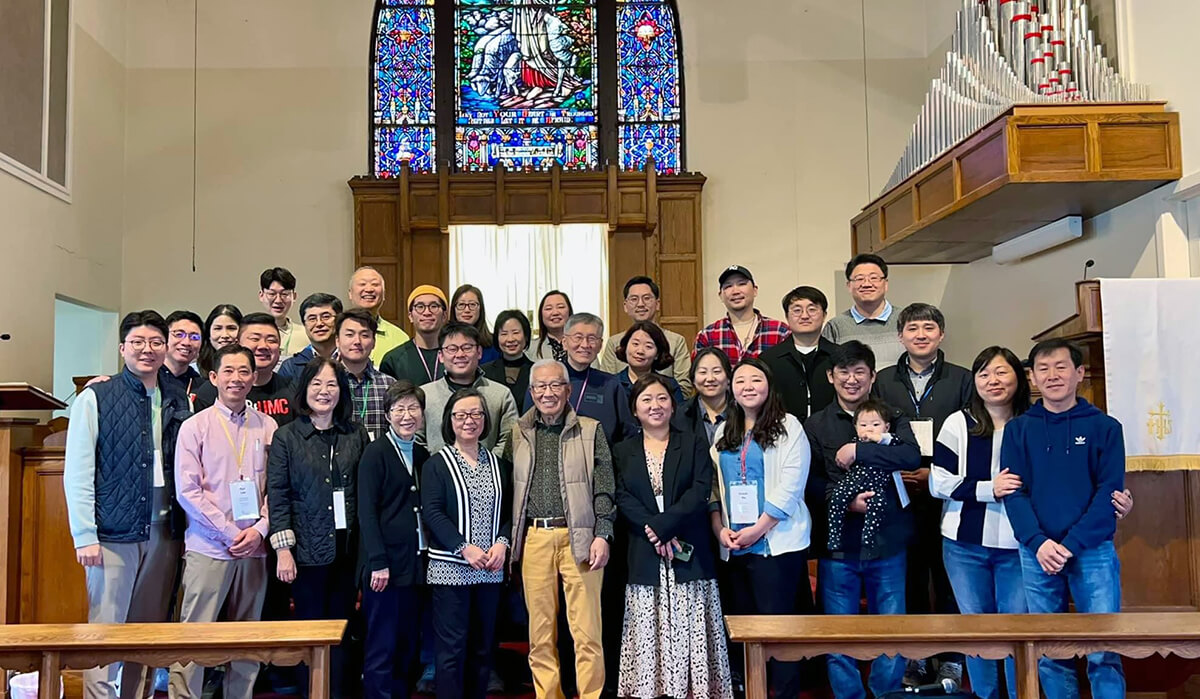 The CRCC Madang program helps cultivate a new generation of Korean American United Methodist pastors who serve cross-racial appointments. The participants and lecturers had a retreat May 1-3, 2023, at Teaneck United Methodist Church, Teaneck, N.J. Photo courtesy of the Rev. Grace Pak.