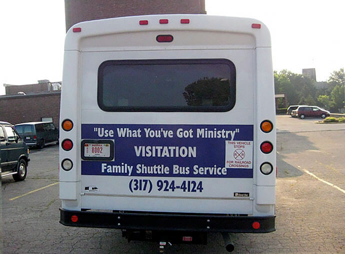 The Use What You’ve Got Prison Ministry prison visitation ministry has never had a bus break down during a trip and has never received a complaint from the Indiana Department of Correction. Photo courtesy of the Use What You’ve Got Prison Ministry.