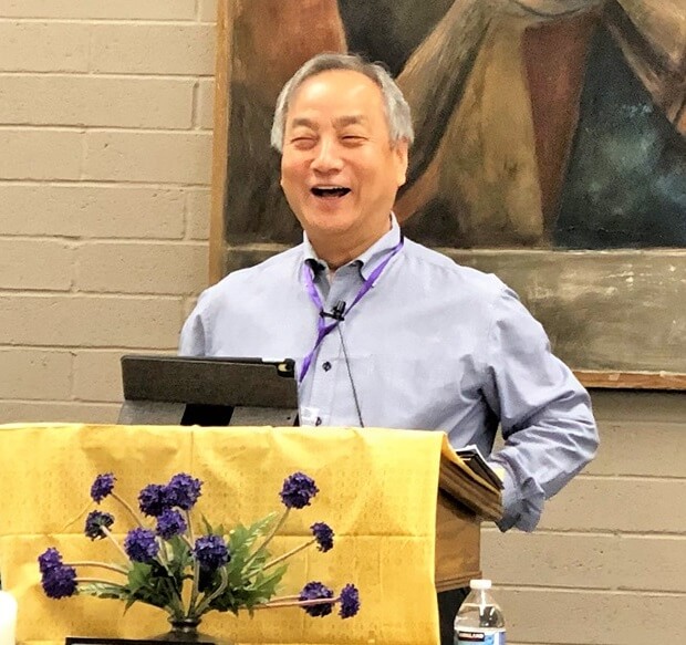 2019년 3월 18-22일 애리조나주 투산에서 열린 <영성형성 아카데미>에서 강의하는 정희수 감독. 사진, 김응선 목사, 연합감리교뉴스.