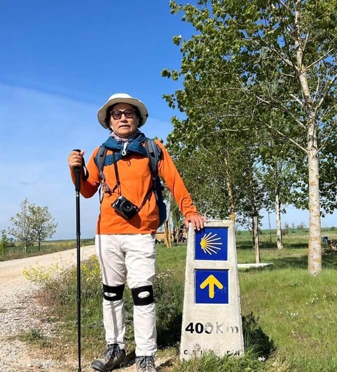 박충구 교수가 산티아고 순례길에서 찍은 사진, 출처, 박충구 교수 페이스북.