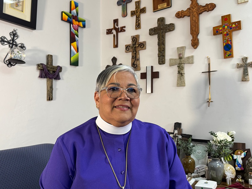 La Obispa Lizzette Gabriel Montalvo, es la actual líder episcopal de la Iglesia Metodista de Puerto Rico y la primera mujer que ocupa esta posición en los 125 años de historia de la denominación. Foto Rev. Gustavo Vasquez, Noticias MU.